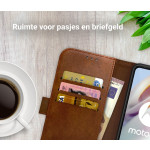 Rosso Element PU Θήκη Πορτοφόλι Motorola Moto G60 - Brown (8719246366062) 