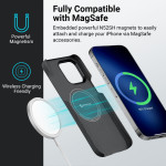 Pitaka MagEZ Case 3 - MagSafe Θήκη Aramid Fiber Body Apple iPhone 14 Pro Max - 0.95mm - 600D - Black / Grey / Twill (KI1401PMA)