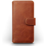 Terrapin Δερμάτινη Θήκη Πορτοφόλι Apple iPhone 12 / 12 Pro - Cognac (117-134-002)