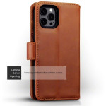 Terrapin Δερμάτινη Θήκη Πορτοφόλι Apple iPhone 12 / 12 Pro - Cognac (117-134-002)