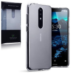 Terrapin Θήκη Σιλικόνης Nokia 5.1 Plus - Clear (118-001-282)