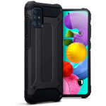 Terrapin Ανθεκτική Θήκη Double Layer Impact Samsung Galaxy A51 - Black (131-002-208)