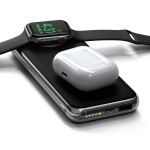 Satechi Quatro Wireless Power Bank - Φορητή Μπαταρία Ασύρματης Φόρτισης Qi με Type-C & USB-A για iPhone - Apple Watch & AirPods - 10,000mAh - Black (ST-UC10WPBM) 