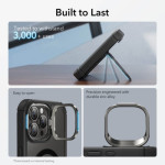 Θήκη ESR Armor Tough with Stash Stand HaloLock Magsafe Clear Black iPhone 15 Pro Max (4894240176658)