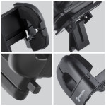 Forcell Regular 17 Holder Βάση Κινητού για το Αυτοκίνητο με βεντούζα - Black (200-110-798)
