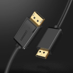 Ugreen Cable DisplayPort male - DisplayPort male 2m Μαύρο (10211) (200-107-137)