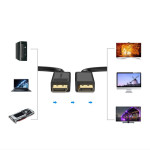 Ugreen Cable DisplayPort male - DisplayPort male 2m Μαύρο (10211) (200-107-137)
