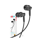 XO EP33 In-ear Handsfree με Βύσμα 3.5mm Μαύρο (200-110-053)
