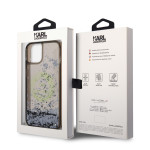 Karl Lagerfeld Liquid Glitter “St.Guillaume Logo Collection” Translucent Case Θήκη προστασίας – iPhone 14 Plus (Clear/Glitter)