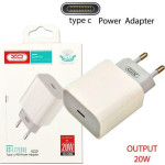 Xo Φορτιστής XO-L77 με Θύρα Type-C 20W Λευκός L81A (200-109-117)