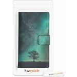 KWmobile Cosmic Nature Wallet Δερματίνης Blue / Grey / Black - Galaxy A52 (200-109-015)