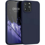 KWmobile Flexible Rubber Case Θήκη Σιλικόνης Dark Blue για το iPhone 13 Pro Max