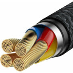 Baseus Cafule Double Sided 40W Καλώδιο Φόρτισης (CATKLF-P91) 5A Type-C 1m - Red / Black (200-109-557)