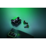 Razer Hammerhead X Earbud Bluetooth Handsfree Ακουστικά με Αντοχή στον Ιδρώτα και Θήκη Φόρτισης Μαύρα