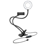LogiLink Ring Light με Επιτραπέζια Βάση Στήριξης και Βάση για Κινητό (200-110-407)
