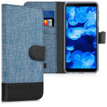 Θήκη Πορτοφόλι για Samsung Galaxy A7(2018) μπλε By KW (200-103-729)
