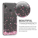 KW Θήκη Σιλικόνης Huawei Y7 (2019) / Y7 Prime (2019) - Light Pink / Dark Brown / Transparent (200-104-739)