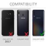 KW Θήκη Πορτοφόλι Samsung Galaxy A50 - Grey / Black (200-103-728)