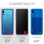 Θήκη-Πορτοφόλι για Huawei P Smart Z - White/Black by KW (200-104-284)