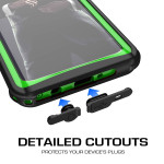 Ghostek Nautical 2 Αδιάβροχη Θήκη Samsung Galaxy S10 Plus - Green / Black (GHOCAS2117)