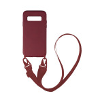 Θήκη CarryHang Liquid Silicone Strap Samsung - My Colors - Μπορντώ - Samsung Galaxy S10