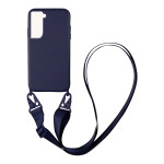 Θήκη CarryHang Liquid Silicone Strap Samsung - My Colors - Μπλε Σκούρο - Samsung Galaxy S21 FE
