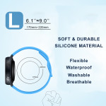 Λουράκι Σιλικόνης Universal Soft Band Sonique 20mm για Samsung, Huawei, Amazfit, Xiaomi, Honor - Sonique - Μπλε Σκούρο - Λουράκια