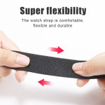 Λουράκι Elastic Nylon Loop Sport Band Sonique για Apple Watch (42/44/45/49MM) Μαύρο - Sonique - Μαύρο - Λουράκια