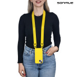 Θήκη Σιλικόνης με Strap CarryHang Sonique Samsung Galaxy A54 5G Κίτρινο - Sonique - Κίτρινο - Galaxy A54 5G - Θήκες Πλάτης