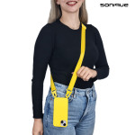 Θήκη Σιλικόνης με Strap CarryHang Sonique Samsung Galaxy A54 5G Κίτρινο - Sonique - Κίτρινο - Galaxy A54 5G - Θήκες Πλάτης