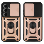 Θήκη Ring Armor CamPro Sonique για Samsung Galaxy S24 Plus Ροζ Χρυσό - Sonique - Ροζ Χρυσό - Galaxy S24 Plus