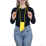 Θήκη Σιλικόνης με Κορδόνι CarryHang Sonique Xiaomi Redmi Note 13 Pro 4G / Poco M6 Pro 4G Κίτρινο