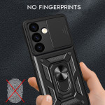 Θήκη Ring Armor CamPro Sonique για Xiaomi Redmi Note 12 4G Ροζ Χρυσό - Sonique - Ροζ Χρυσό - Redmi Note 12 4G - Θήκες Πλάτης