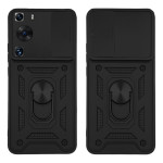 Θήκη Ring Armor CamPro Sonique για Huawei P60 Pro Μαύρο - Sonique - Μαύρο - P60 Pro - Θήκες Πλάτης