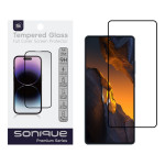 Hardy Glass Sonique Premium Series HD Full Cover 9H Xiaomi Poco F5 5G Μαύρο