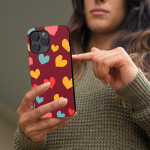 Θήκη Sonique Heart Series για Xiaomi Xiaomi 14T Pro Μπορντώ
