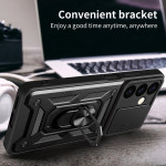 Θήκη Ring Armor CamPro Sonique για Xiaomi Redmi Note 14 Pro 4G Μπλέ