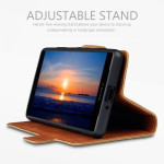 Terrapin Low Profile Δερμάτινη Θήκη - Πορτοφόλι Sony Xperia XZ2 Compact - Cognac 