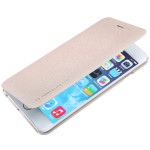 Θήκη Sparkle Leather Flip για iPhone 6/6S Plus by Nillkin χρυσή