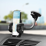 Forcell Regular 17 Holder Βάση Κινητού για το Αυτοκίνητο με βεντούζα - Black (200-110-798)