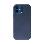 Crong Essential Eco Leather - Σκληρή Θήκη Apple iPhone 12 / 12 Pro - Navy Blue (CRG-ESS-IP1261-BLUE)