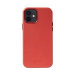 Crong Essential Eco Leather - Σκληρή Θήκη Apple iPhone 12 / 12 Pro - Red (CRG-ESS-IP1261-RED)