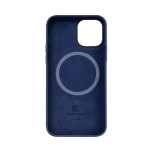 Crong Color Magnetic Θήκη MagSafe Premium Σιλικόνης Apple iPhone 12 / 12 Pro - Blue (CRG-COLRM-IP1261-BLUE)