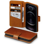 Terrapin Δερμάτινη Θήκη Πορτοφόλι Apple iPhone 12 / 12 Pro - Cognac (117-134-002)