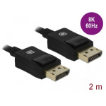 Delock Coaxial Cable DisplayPort 1.4 8K 60Hz M/M 2m (85301)