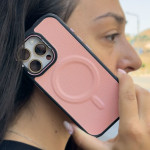 Θήκη Magnetic MagSkin Sonique Apple iPhone 13 / iPhone 14 Ροζ