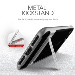 Verus Θήκη Crystal Bumper Kickstand iPhone 8/7 - Steel Silver