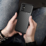 ΟΕΜ Θήκη Armored Thunder Samsung Galaxy A71 - Black (200-105-115)
