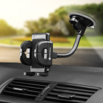 Forcell Regular 17 Holder Βάση Κινητού για το Αυτοκίνητο με βεντούζα - Black (200-110-798)