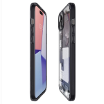 Η θήκη Ultra Hybrid MagSafe της Spigen σε χρώμα Zero One έχει μινιμαλιστική σχεδίαση και εφαρμόζει τέλεια στο iPhone 15, διαθέτει μαγνητικό δακτύλιο συμβατό με τον ασύρματο φορτιστή MagSafe για γρήγορη και εύκολη φόρτιση.